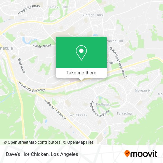 Dave's Hot Chicken map