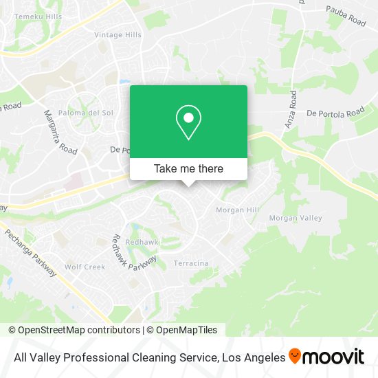Mapa de All Valley Professional Cleaning Service