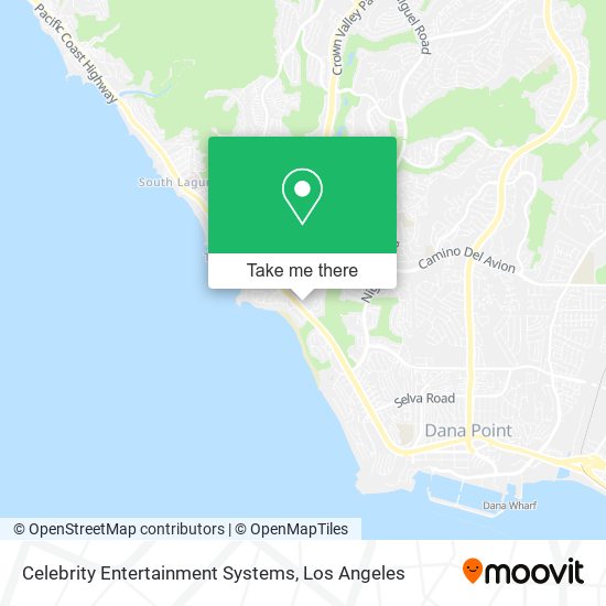 Celebrity Entertainment Systems map