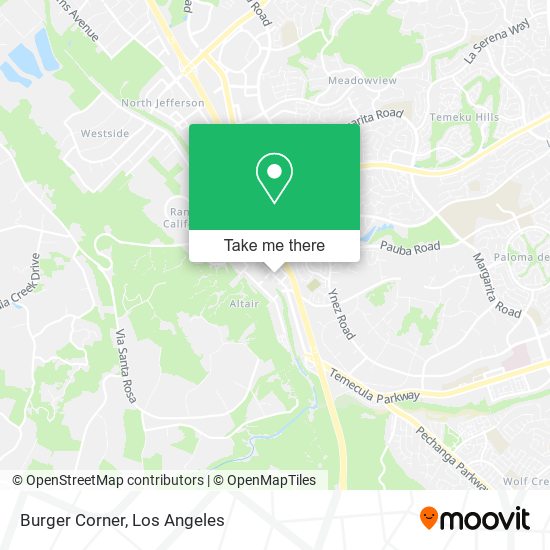 Burger Corner map