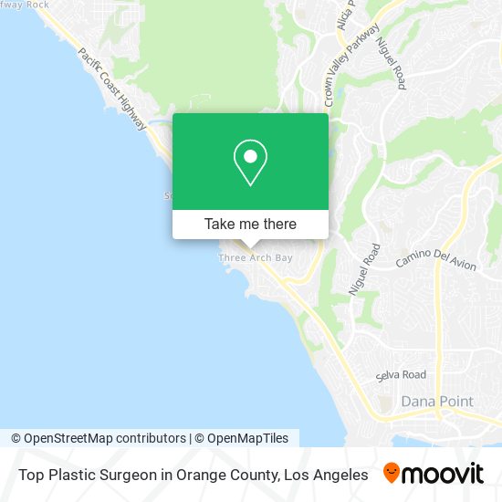 Top Plastic Surgeon in Orange County map