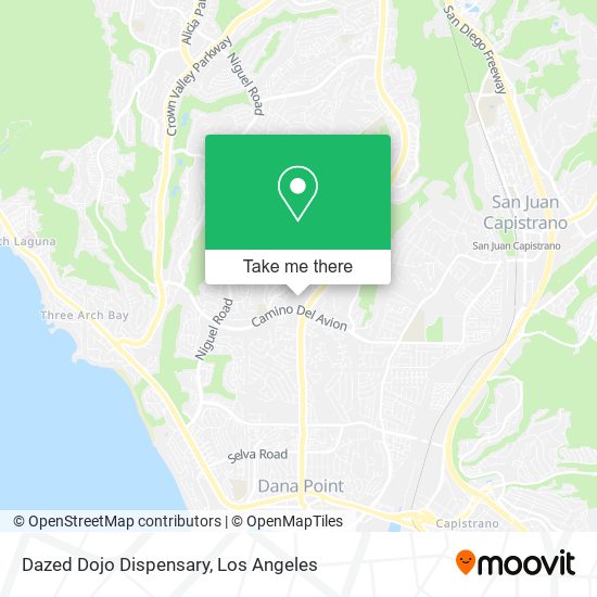 Dazed Dojo Dispensary map