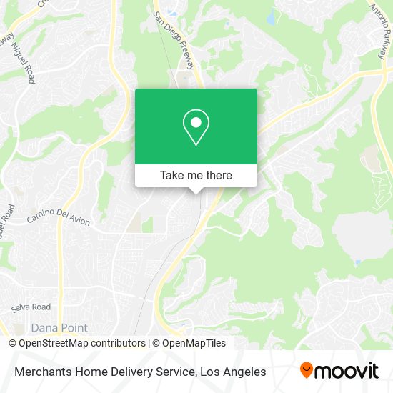 Mapa de Merchants Home Delivery Service