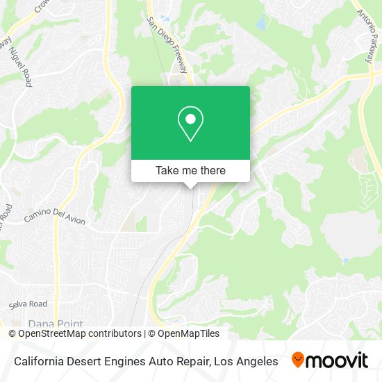 Mapa de California Desert Engines Auto Repair