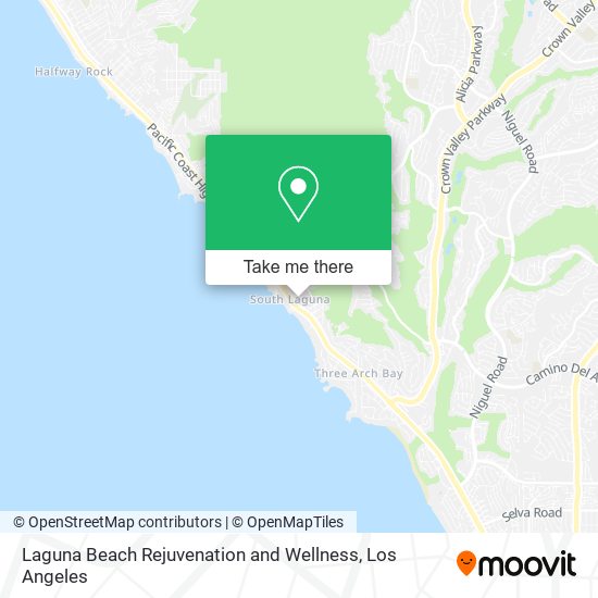 Mapa de Laguna Beach Rejuvenation and Wellness