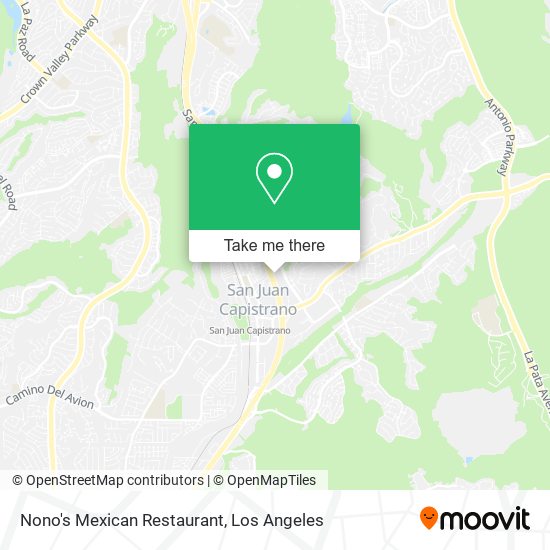 Nono's Mexican Restaurant map