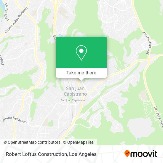 Mapa de Robert Loftus Construction