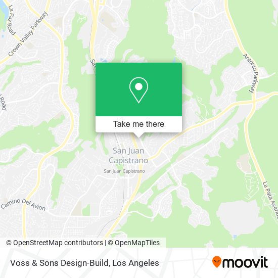 Voss & Sons Design-Build map