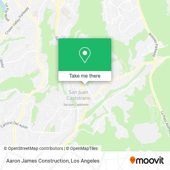 Aaron James Construction map