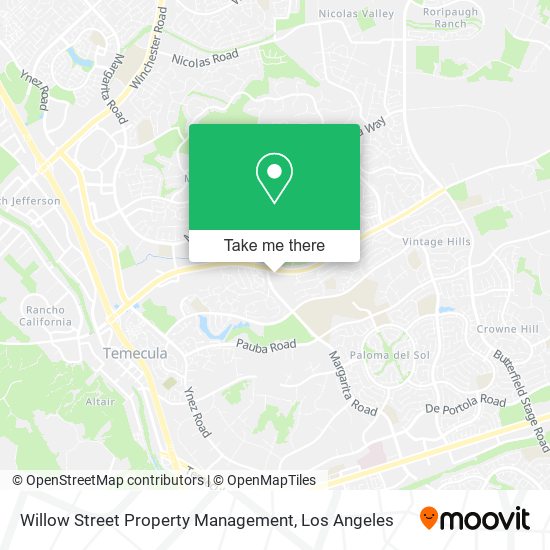 Mapa de Willow Street Property Management