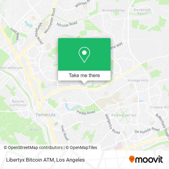 Libertyx Bitcoin ATM map