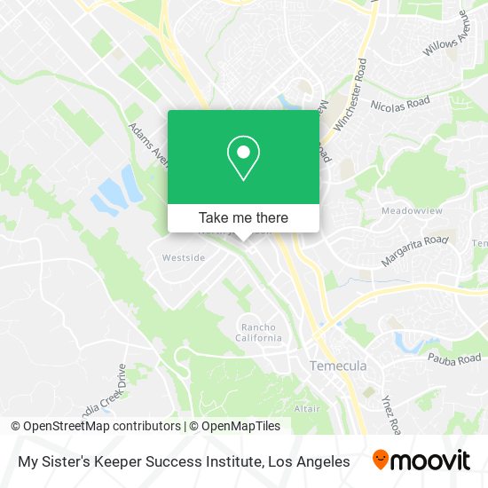 My Sister's Keeper Success Institute map