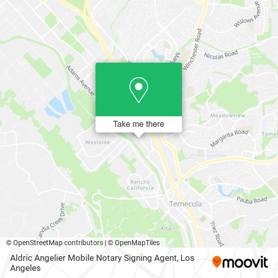 Aldric Angelier Mobile Notary Signing Agent map