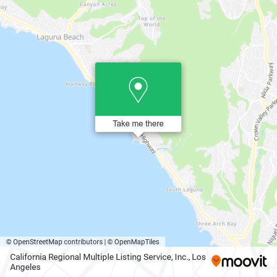 Mapa de California Regional Multiple Listing Service, Inc.