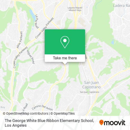 The George White Blue Ribbon Elementary School map