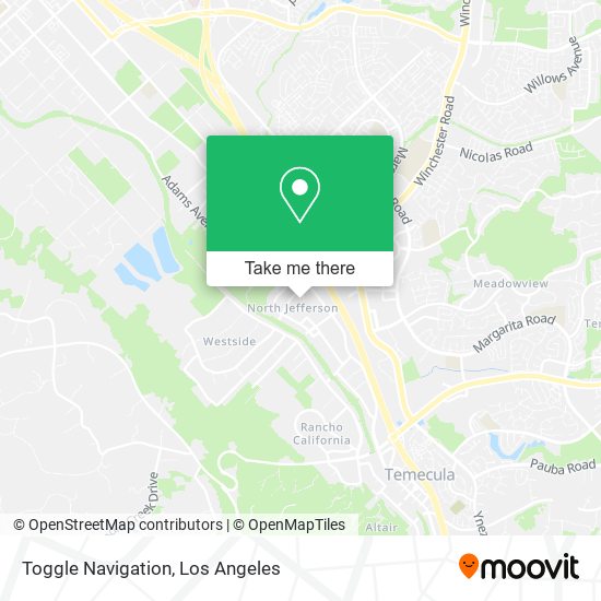 Toggle Navigation map