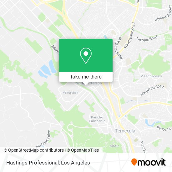 Hastings Professional map