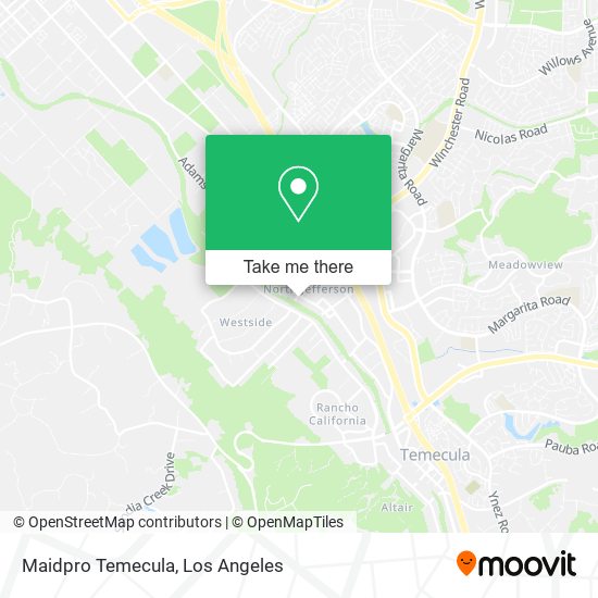 Mapa de Maidpro Temecula