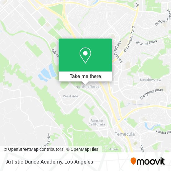 Artistic Dance Academy map