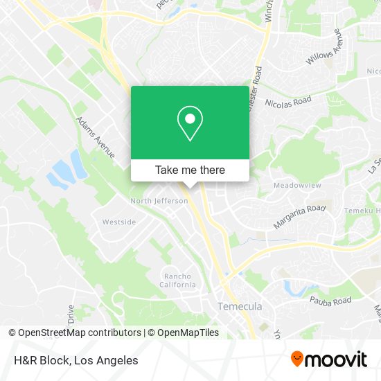 H&R Block map