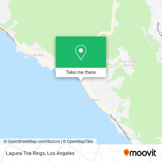 Mapa de Laguna Toe Rings