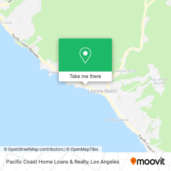 Pacific Coast Home Loans & Realty map