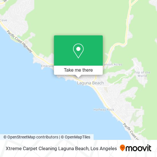 Mapa de Xtreme Carpet Cleaning Laguna Beach