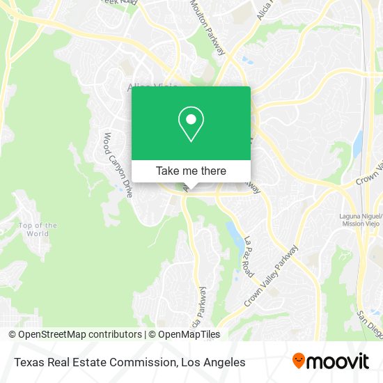 Texas Real Estate Commission map