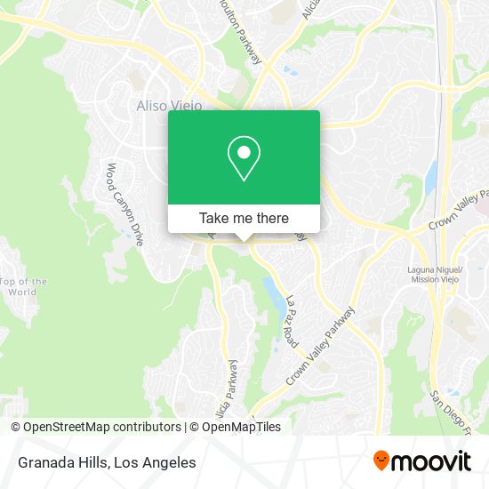 Granada Hills map