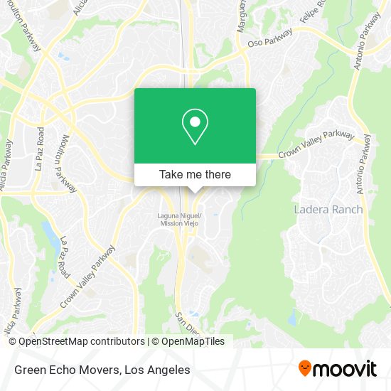 Mapa de Green Echo Movers