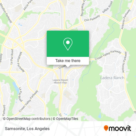 Samsonite map