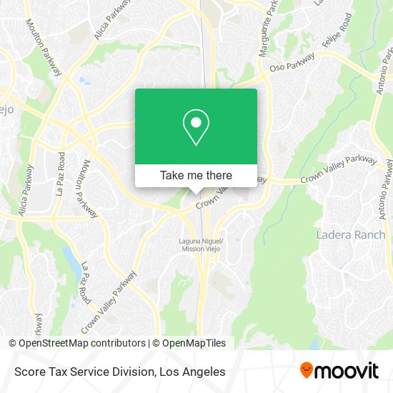 Mapa de Score Tax Service Division