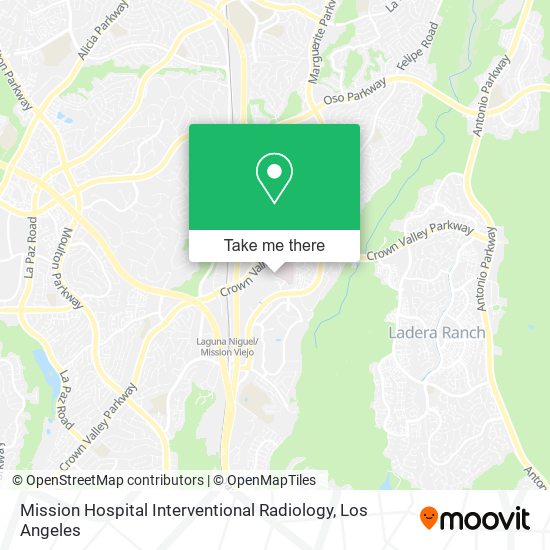 Mission Hospital Interventional Radiology map