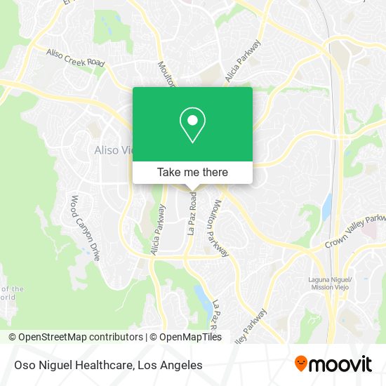 Oso Niguel Healthcare map