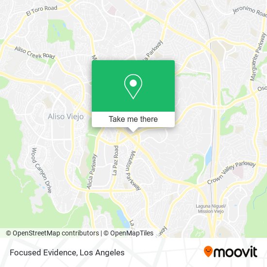 Focused Evidence map