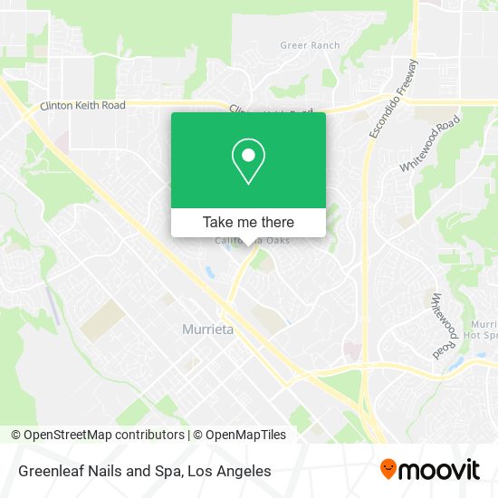 Mapa de Greenleaf Nails and Spa