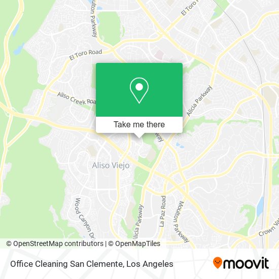 Office Cleaning San Clemente map