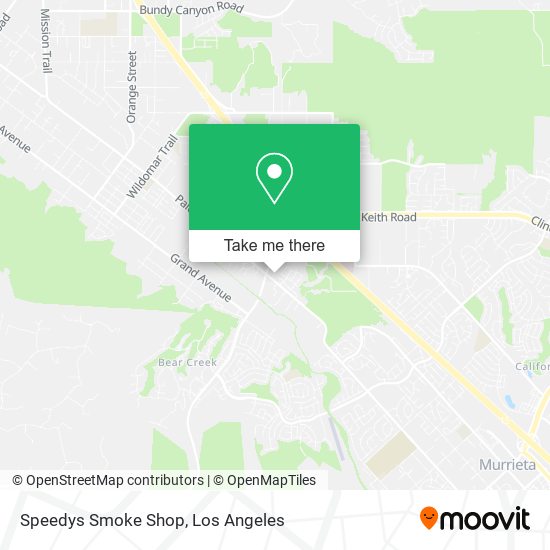 Mapa de Speedys Smoke Shop