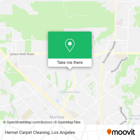 Mapa de Hemet Carpet Cleaning