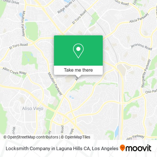 Locksmith Company in Laguna Hills CA map