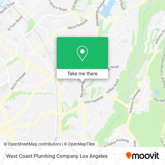 Mapa de West Coast Plumbing Company