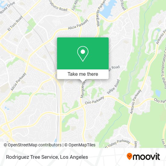 Mapa de Rodriguez Tree Service