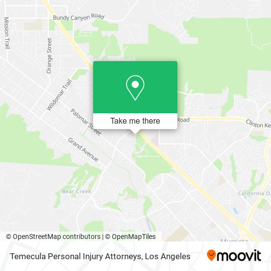 Temecula Personal Injury Attorneys map