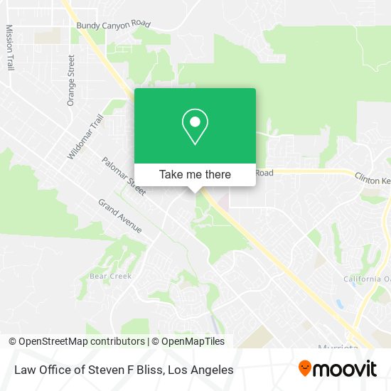 Mapa de Law Office of Steven F Bliss