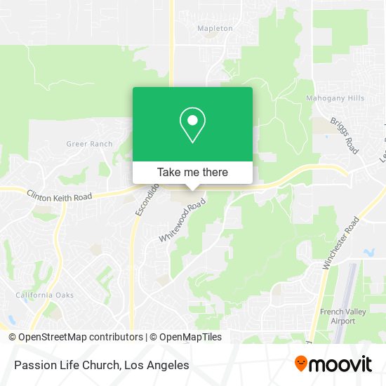 Passion Life Church map