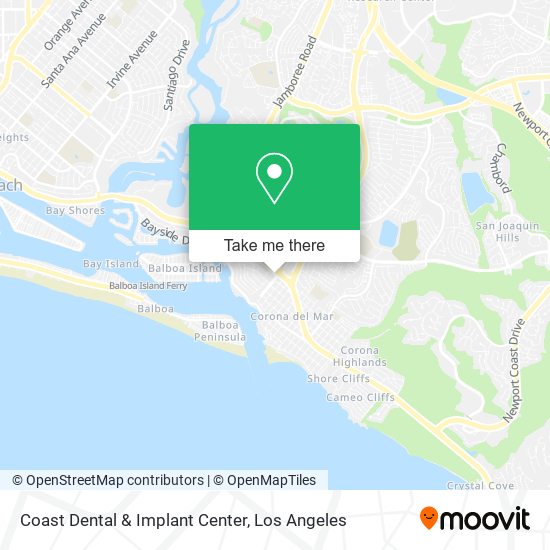 Coast Dental & Implant Center map