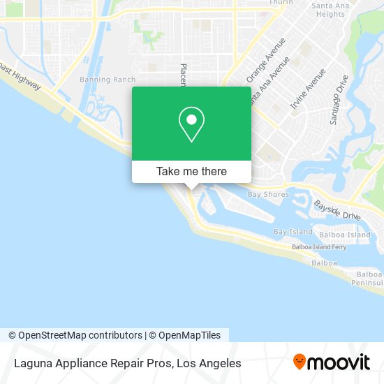 Laguna Appliance Repair Pros map