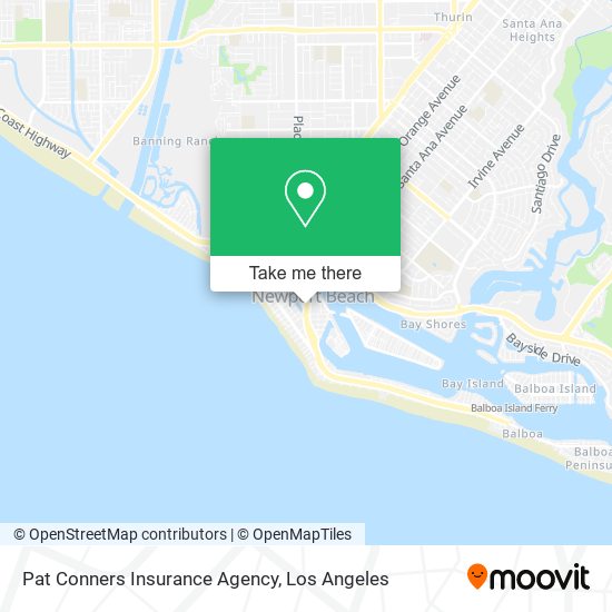 Pat Conners Insurance Agency map