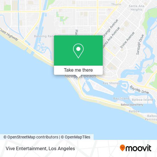 Vive Entertainment map