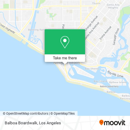 Mapa de Balboa Boardwalk